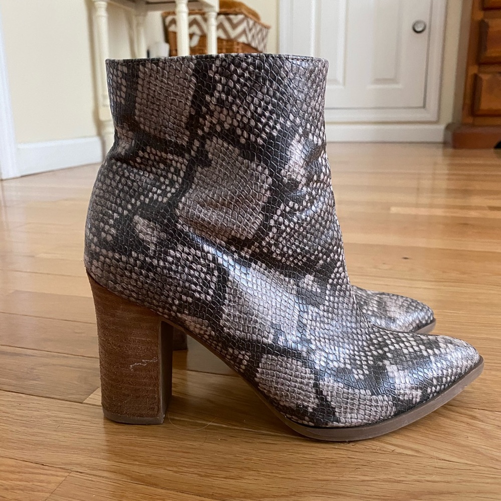 Snakeskin boots